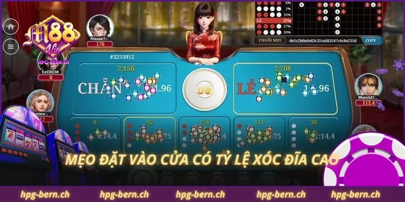 Mẹo đặt vào cửa có tỷ lệ xóc đĩa cao