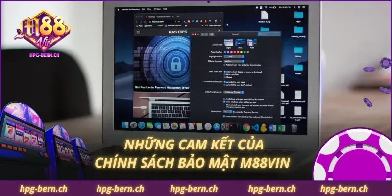 Những cam kết của chính sách bảo mật M88Vin